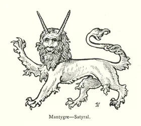 Mantygre, Satyral (Gravur)