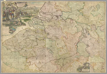 Karte von Belgien