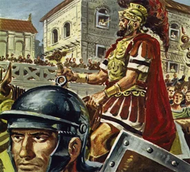 Marcus Atilius Regulus erregte erstmals Aufmerksamkeit, als er Brindisi einnahm