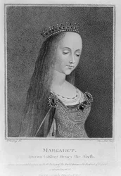 Margarete von Anjou, nach einem alten Bild in der Sammlung des Right Honourable the Earl of Oxford, 1792