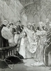 Hochzeit von Königin Victoria (1819-1901) und Prinz Albert (1819-61) im St. James
