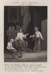 Maria und Martha, Lukas X, Vers 42