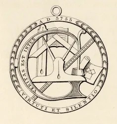 Freimaurersiegel, aus „The History of Freemasonry, Band III“, veröffentlicht von Thomas C. Jack, London, 1883