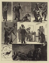Mitternachtsskizzen aus dem Leben, von einem Gefangenen (Stich)
