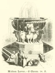 Gegossenes Becken, 2 Chronik, iv, 2