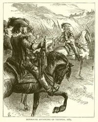 Monmouth rückt auf Taunton vor, 1685