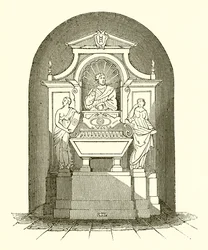 Monument von Galileo in der Kirche Santa Croce in Florenz
