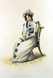 Morgenkleid, Modeplatte aus Ackermann
