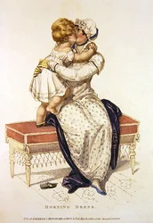 Morgenkleid, Modeplatte aus Ackermann