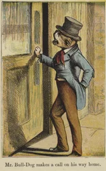 Mr. Bull-Dog macht auf dem Heimweg einen Besuch