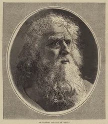 Mr. Charles Calvert als "Lear" (Gravur)
