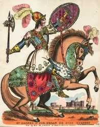 Mr Haines als Sir Brian de Bois Gilbert in Die Jungfrau von Juda