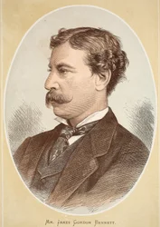 Mr James Gordon Bennett, Illustration aus der Bildausgabe des Lebens und der Entdeckungen von David Livingstone von J. Ewing Richie, veröffentlicht von A. Fullarton & Co., 1876