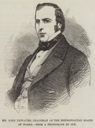 Mr. John Thwaites, Vorsitzender des Metropolitan Board of Works