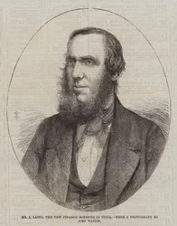 Herr S. Laing, der neue Finanzminister in Indien