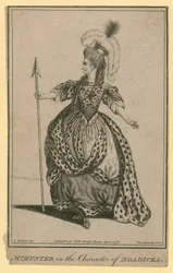 Mrs Hunter in der Rolle der Boadicea