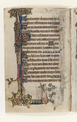 Ms 1-2005, f.175v, aus dem Macclesfield Psalter, Gebrauch von Sarum, Ostanglien, um 1330