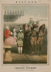 Musikpartitur für The West End, eine Polka von Charles DAlbert