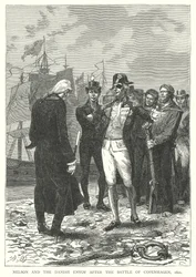 Nelson und der dänische Gesandte nach der Schlacht von Kopenhagen