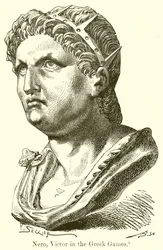 Nero, Sieger bei den griechischen Spielen