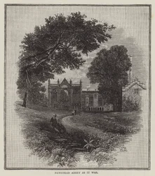 Newstead Abbey wie es war