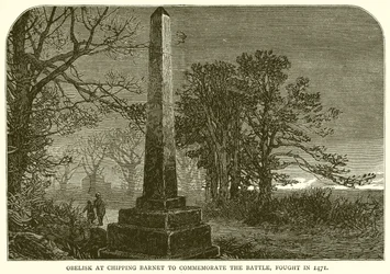 Obelisk in Chipping Barnet zur Erinnerung an die Schlacht von 1471