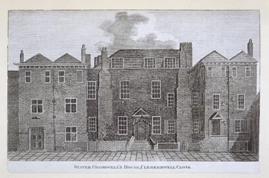 Haus von Oliver Cromwell, Clerkenwell Close, 19. Jahrhundert