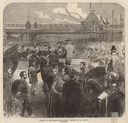 Eröffnung der Themse-Uferpromenade; Verlesung der Ansprache