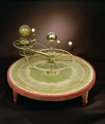 Orrery, hergestellt von Newton & Co., London, frühes 19. Jahrhundert (Messing)