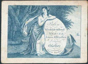 Palin, Groß- und Einzelhändler für Textilien, Visitenkarte