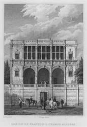 Paris, Maison De Francois I, Champs Elysees (Gravur)