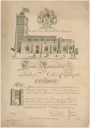 Pfarrei St. Giles Cripplegate, Grenzbegehung, Einladung, 1860
