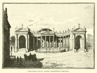 Parlamentshaus, Dublin, achtzehntes Jahrhundert
