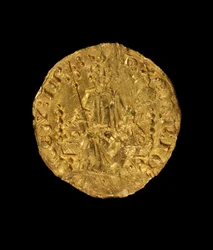 Penny von König Heinrich III, 1257-58 (Gold)
