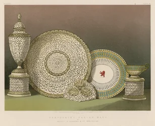 Durchbrochene Parian-Ware von Messrs G Granger und Co, Worcester