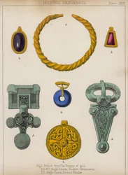 Persönliche Ornamente (Farblithografie)