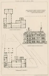 Plan der neuen Schulen, Great Hunter Street Schools, Old Kent Road