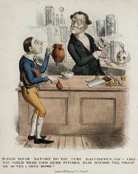 Bitte Doktor Natomy, heilen Sie Unfälle..., 1830-39