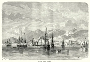 Port of Spain, Trinidad (Gravur)