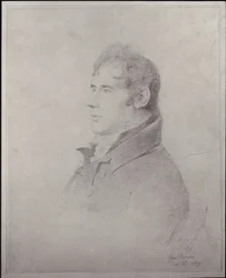 Porträt von George Dance dem Jüngeren, Architekt und Porträtzeichner