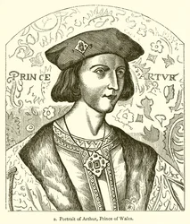 Porträt von Arthur, Prinz von Wales