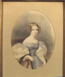 Porträt der Gräfin Elizabeth von Sandizell, bekannt als Lili, im Alter von 18 Jahren