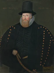 Porträt von Henry, 1. Baron Norris, von Rycote, 1585