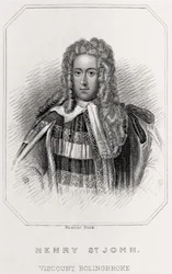 Porträt von Henry St. John, Viscount Bolingbroke