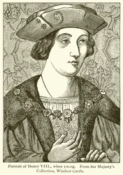 Porträt von Heinrich VIII. als junger Mann