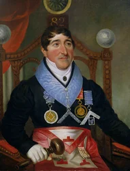 Porträt von John James Howell Coe, 1820er Jahre