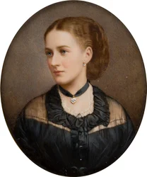 Porträt von Lady Ida Lumley, Viscountess Newport 1870, später Gräfin von Bradford (1848-1936), ca. 1868-1936