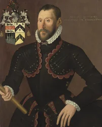 Porträt von Richard Goodricke, Sen., im Alter von 50 Jahren, 1574