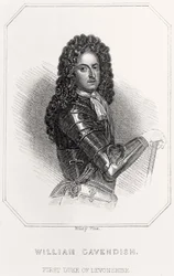 Porträt von William Cavendish, 1. Herzog von Devonshire