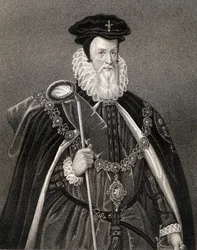 Porträt von William Cecil, Lord Burghley, aus 